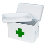 thumbnail of Medizinbox Hausapotheke, Metall, HMF 1771, Weiß 32.5 x 20 x 20.5 cm