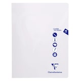 thumbnail of Clairefontaine 10x Zeichenheft Mimesys 24x32 cm, 24 Blatt 125g, blanko, Einband aus Polypropylen - Farblos 303380C