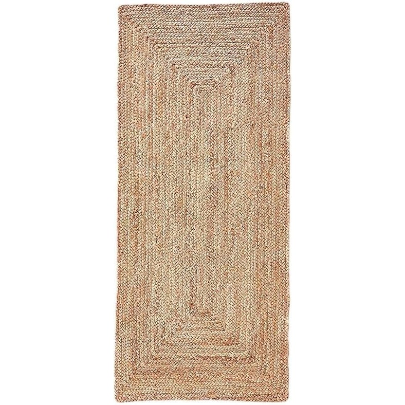 Alfombra de Yute Natural, Rectangular de 60x110cm