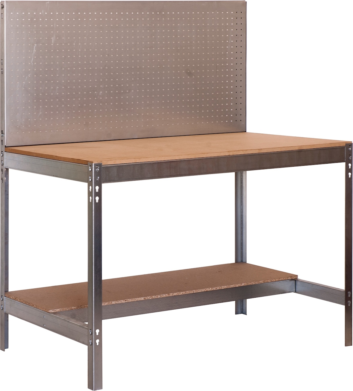 SimonRack Banco de Trabajo Taller, 910x610 mm, Panel Perforado, Capacidad Carga 400 kg, Galvanizado - BT-2