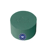 thumbnail of Nass Steckschaum Rund 8x5cm Frischblumen Schnittblumen Blumen Steckmasse Steckschwamm Blumensteckschaum Floristik Zubehör Floristikbedarf Uni Grün