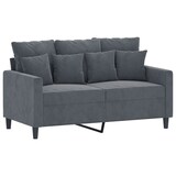 thumbnail of vidaXL 2-Sitzer-Sofa Dunkelgrau 120 cm Samt
