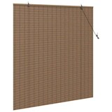 thumbnail of vidaXL Rollo mit Vorhängen Braun 150 x 160 cm Bambus