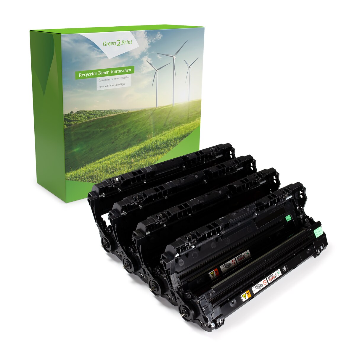 Green2Print Trommel Trommel-Set ersetzt Brother DR-243, DR-243CL passend für Brother DCP-L3510CDW, DCP-L3550CDW, HL-L3210CW, HL-L3230CDW, HL-L3270CDW,