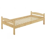 thumbnail of Einzelbett Futonbett 80x200 Massivholzbett Kiefer natur Bettrahmen Singlebett Rollrost 60.32-08