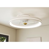 thumbnail of COSTWAY Ventilador de Teto φ48 cm com Iluminação, Luz de Teto LED com Ventilador Reversível 3000-6500K Regulável com 6 Velocidades de Vento