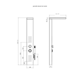 thumbnail of Colonna doccia idromassaggio LUCIDA con miscelatore meccanico 3 funzioni