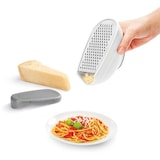 thumbnail of Universalreibe mit Behälter & Deckel Käsereibe Handreibe Käsehobel 3 in 1 Reibe