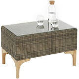 thumbnail of tectake Salottino in rattan con telaio in alluminio Bellaria - naturale - 404797