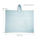 thumbnail of Relaxdays Regenponcho Einweg, 10er Set, Einmal Regencape mit Kapuze, für Erwachsene, Notfallponcho Damen & Herren, grün