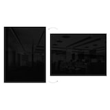 thumbnail of ALLboards Lavagna in vetro nera magnetica 120x90 cm CLASSIC