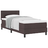 thumbnail of vidaXL Boxspringbett mit Kopfteil Dunkelbraun 80 x 200 cm Stoff