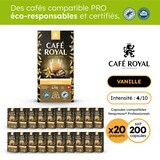 thumbnail of Café en Capsules Aluminium - Café Royal Pro | 200 Dosettes - Compatibles avec les Machines à café Nespresso®* Alu à usage Domestique - SAVEUR VANILLE