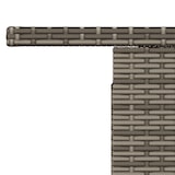 thumbnail of vidaXL Tuintafel met glazen blad 100x55x73 cm poly rattan grijs