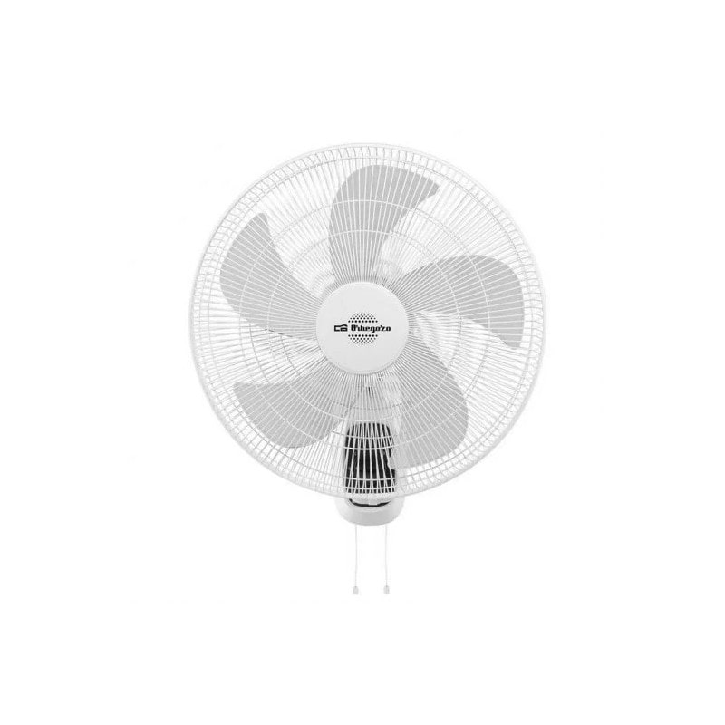 Ventilador Orbegozo Wf5040 Pared Blanco 40cms 3 Velocidades 5 Aspas 45w Oscilante Temporizador Mando A Distancia