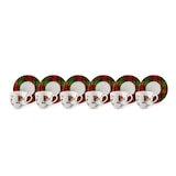 thumbnail of Excelsa Set Von 6 Espressotassen Mit Untertassen Tartan Gnome Porzellan 9 Cl Bunt