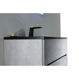 thumbnail of Oreste Luchetta Mobile bagno ANNAT BLACK CEMENT 90 in MDF finitura Cemento L.90 x P.47,5 x H.50 cm