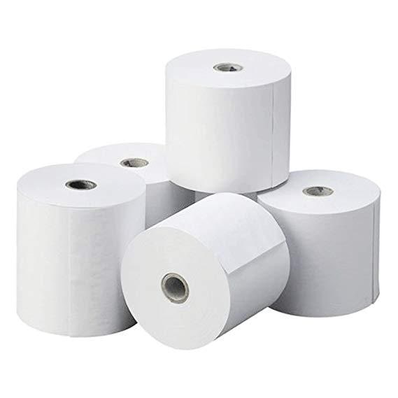 Pack 8 rollos térmico sin bpa 80x80x12mm 65 gr.-8u-