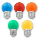 thumbnail of Illu Party Lichterkette für Außen Garten 40m weiß 40 bunte LED Kugellampen