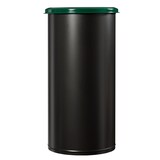 thumbnail of ROSSIGNOL Poubelle murale 80L corps manganèse TUBO vert mousse