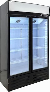 thumbnail of El Fumi - Kühlvitrine mit 2 Glastüren, 1000 Liter, 1200 × 570 × 1950 mm