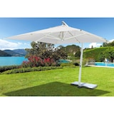 thumbnail of Ombrellone da Giardino Decentrato in Alluminio 3,5x3,5m Vorghini Bianco