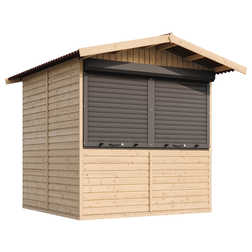 Quiosco de madera M149Z – 205 x 199 cm – 4 m²