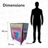 thumbnail of Chariot pour machine à granité - Ice Freddo - 60x70x93cm