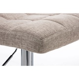 thumbnail of Taburete de Bar Peru en Tela Crema