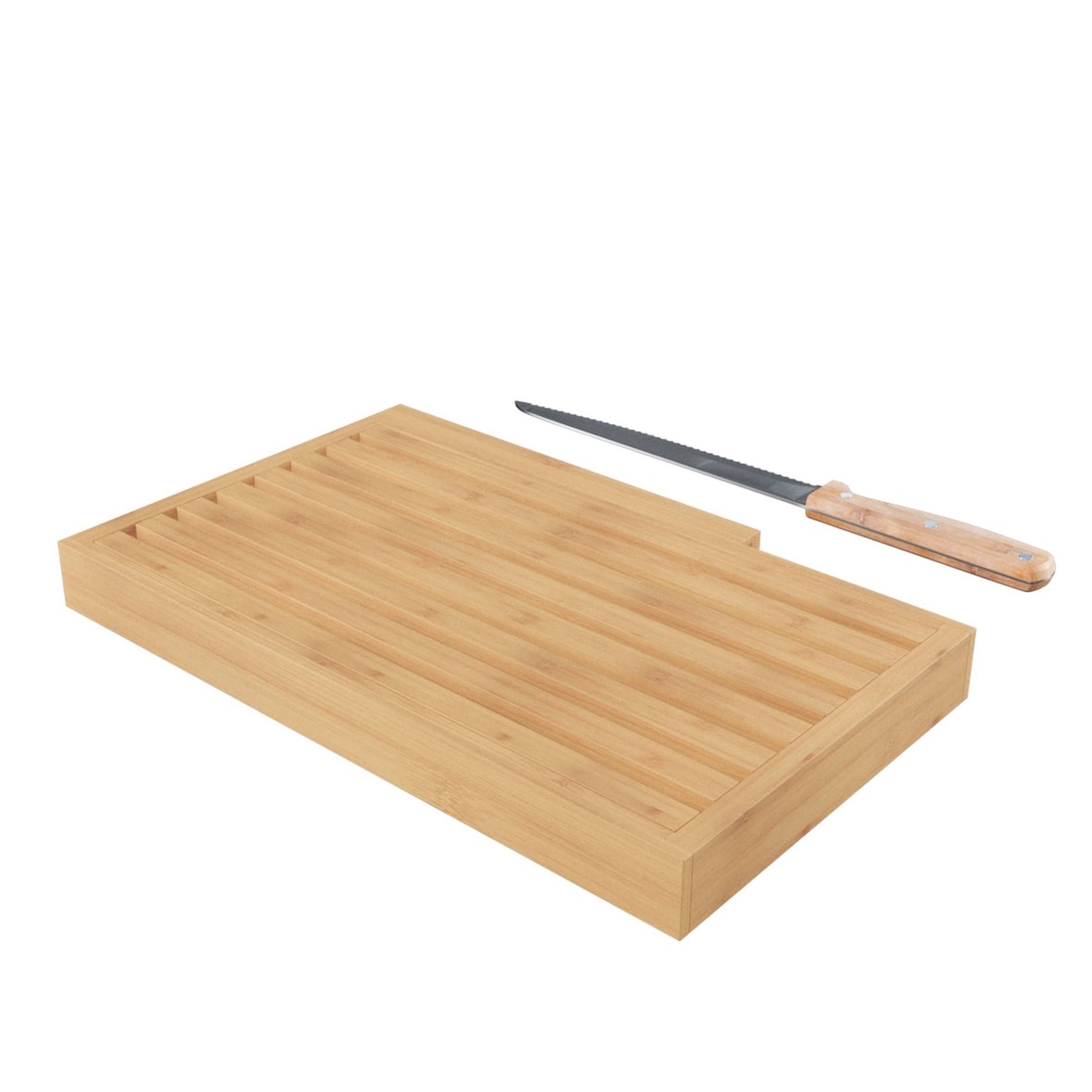 FIVE - Bamboe broodsnijplank 44 x 27 cm met mes
