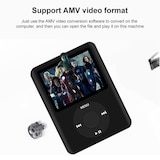 thumbnail of Lecteur MP4 Écran 1.8 Pouces FM Radio E-Book Calendrier Noir Vert YONIS