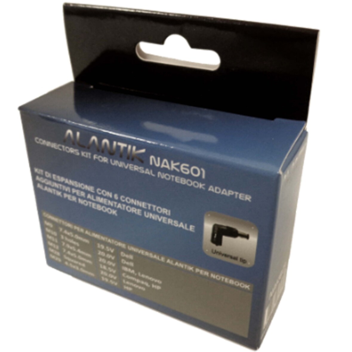 6 Connettori A 3 Pin Per Alimentatori Universali Dell Hp Lenovo 19.5v 20v 18.5v