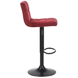 thumbnail of Banco de bar em veludo Feni vermelho