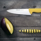 thumbnail of Arcos Cuchillo Cocinero, Hoja de Acero Inoxidable NITRUM de 200 mm, Mango inyectado en Polipropileno, Color amarillo