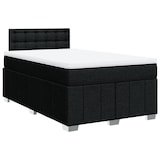 thumbnail of vidaXL Boxspringbett mit Matratze Schwarz 120x200 cm Stoff