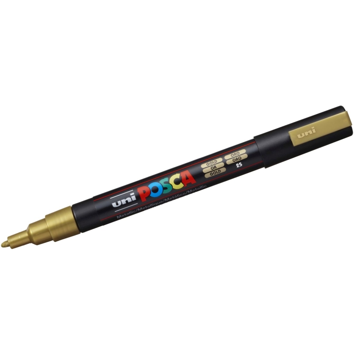 Fasermaler Uni Posca PC-3M 0,9-1,3mm gold Packung mit 6 Stück