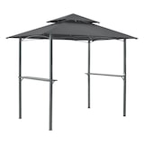 thumbnail of Helloshop26 - Tonnelle de barbecue 250 x 241 x 151 cm anthracite gris foncé 03_0008738