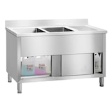 thumbnail of Royal Catering - Dubbele Spoeltafel - 140 x 60 cm