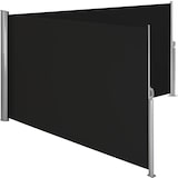 thumbnail of tectake Doppia tenda laterale con cassonetto in alluminio estraibile con meccanismo di autoarrotolamento - 200 x 600 cm, nero - 402338
