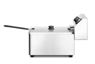 Freidora Hendi Kitchen Line de 4 litros 3000W fabricada en acero inoxidable
