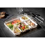 thumbnail of Plateau repas 5 compartiments avec couvercle par 200 pièces JORIDEAL