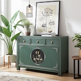 thumbnail of OPIUM OUTLET mobile cassettiera credenza armadio matrimonio 33082-3 verde asiatico cinese orientale