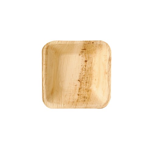 PAPSTAR 25 Schalen, Palmblatt "pure" eckig 40 ml 8 cm x 8 cm x 2 cm