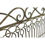thumbnail of DanDiBo Gartenbank Metall Wetterfest Patina Grün 110 cm 2 Sitzer Sitzbank JC150014 Parkbank Eisen Garten