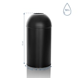 thumbnail of Papelera / cubo de basura CLEAN OR 50L negro hjh OFFICE
