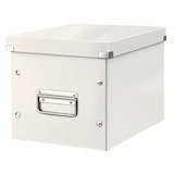thumbnail of Lot de 6 Boîte de rangement Click & Store Wow, format cube moyen, coloris blanc perlé