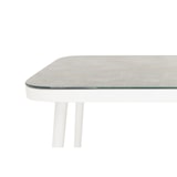 thumbnail of METRO PROFESSIONAL Outdoor Lounge Lopera 4-tlg., Alu/Textilen-Bespannung, 2 Einzelsesseln, 1 2-Sitzer Sofa, 1 Couchtisch, weiß/grau