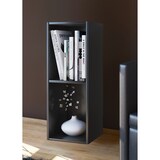 thumbnail of Mendas Regal 2 Fächer schwarz.