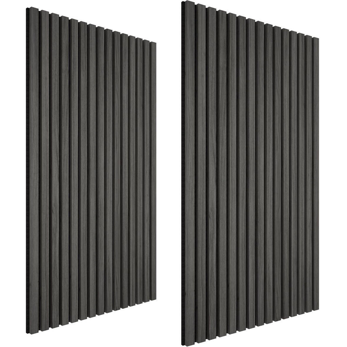 tectake Panneaux acoustiques Sonic Wall II aspect bois  Chêne Noir