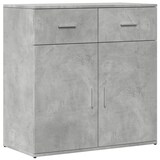 thumbnail of vidaXL Sideboards 2 Stk. Betongrau 79x38x80 cm Holzwerkstoff